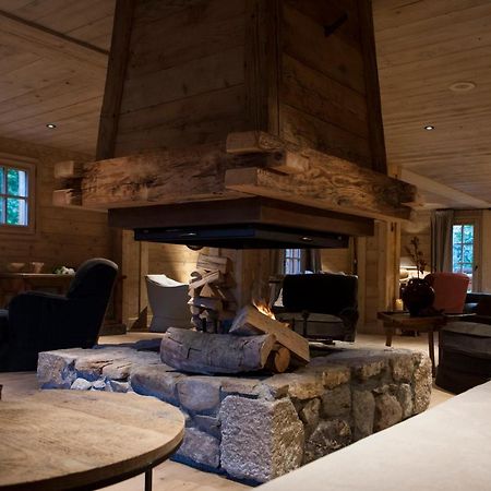Le Cerf Amoureux Chalet Prive & Spa 살랑쉬 외부 사진