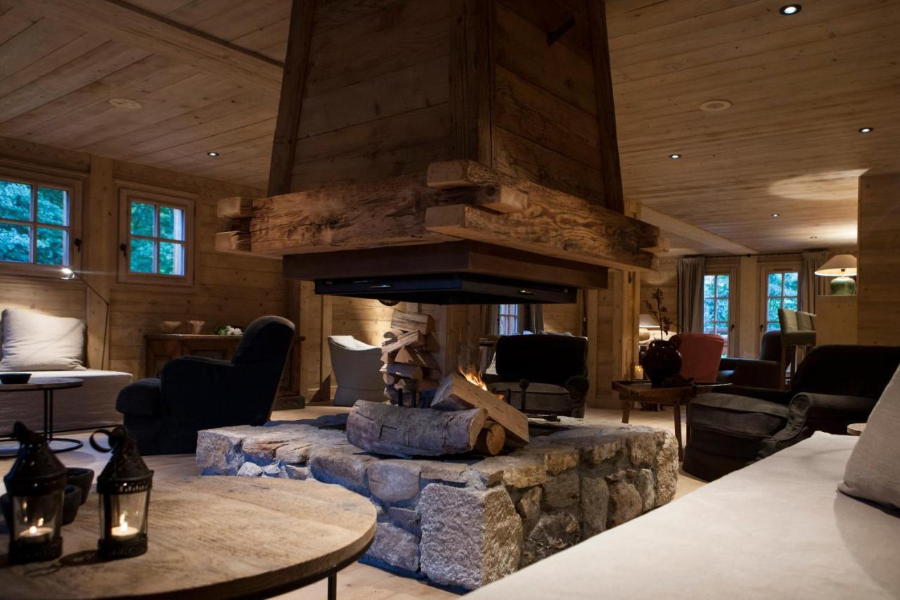 Le Cerf Amoureux Chalet Prive & Spa 살랑쉬 외부 사진