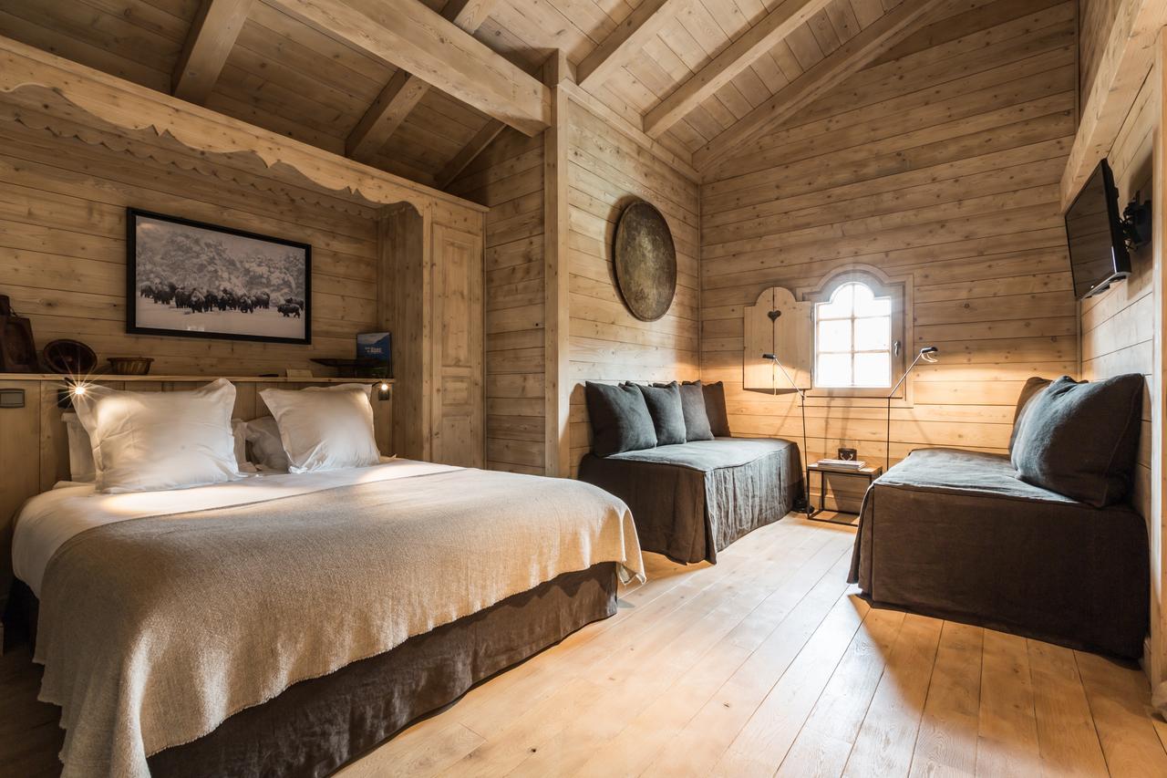 Le Cerf Amoureux Chalet Prive & Spa 살랑쉬 외부 사진