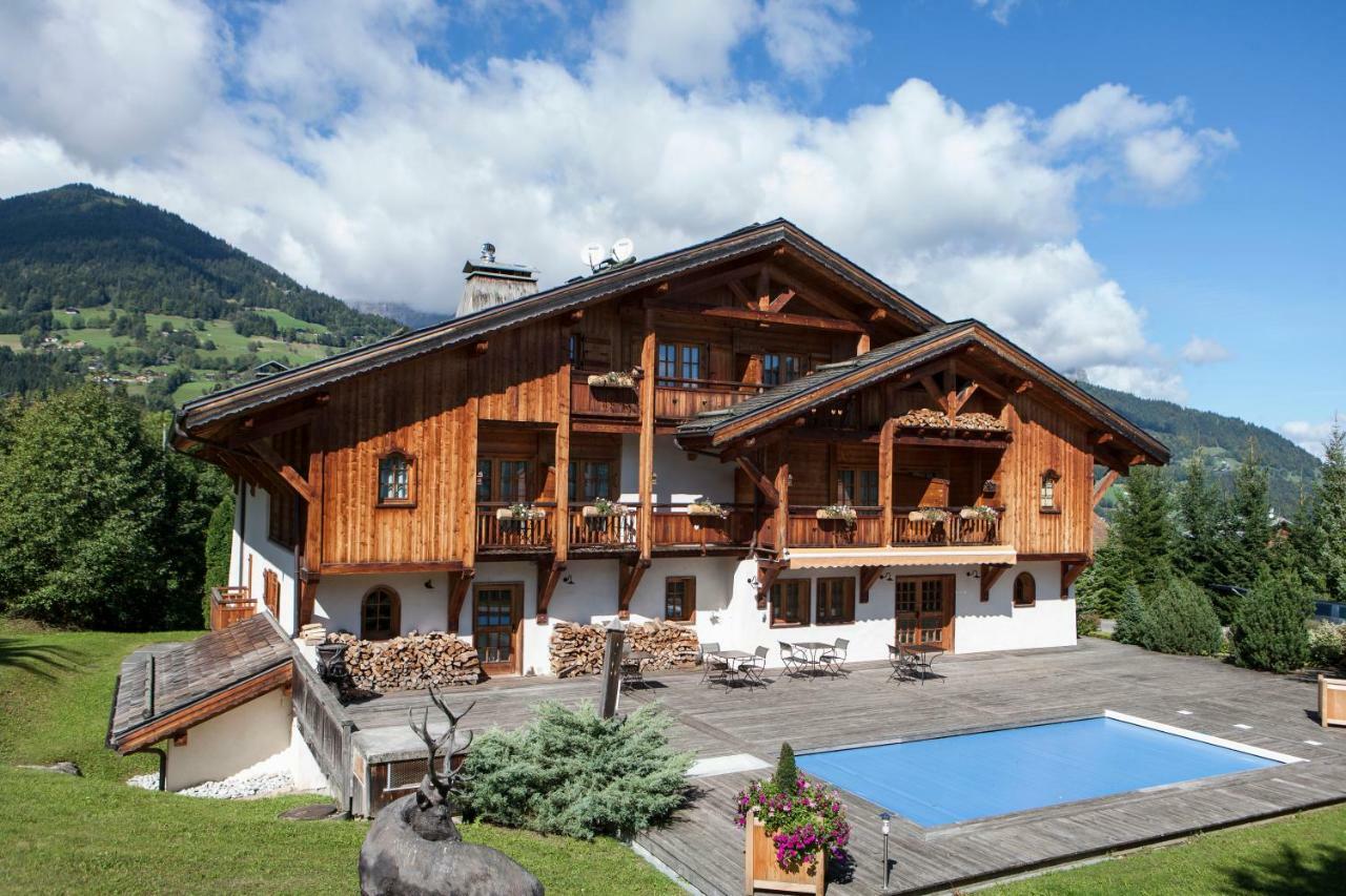 Le Cerf Amoureux Chalet Prive & Spa 살랑쉬 외부 사진