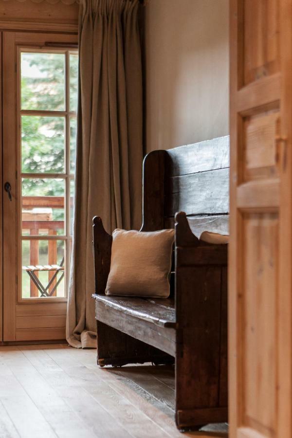 Le Cerf Amoureux Chalet Prive & Spa 살랑쉬 외부 사진