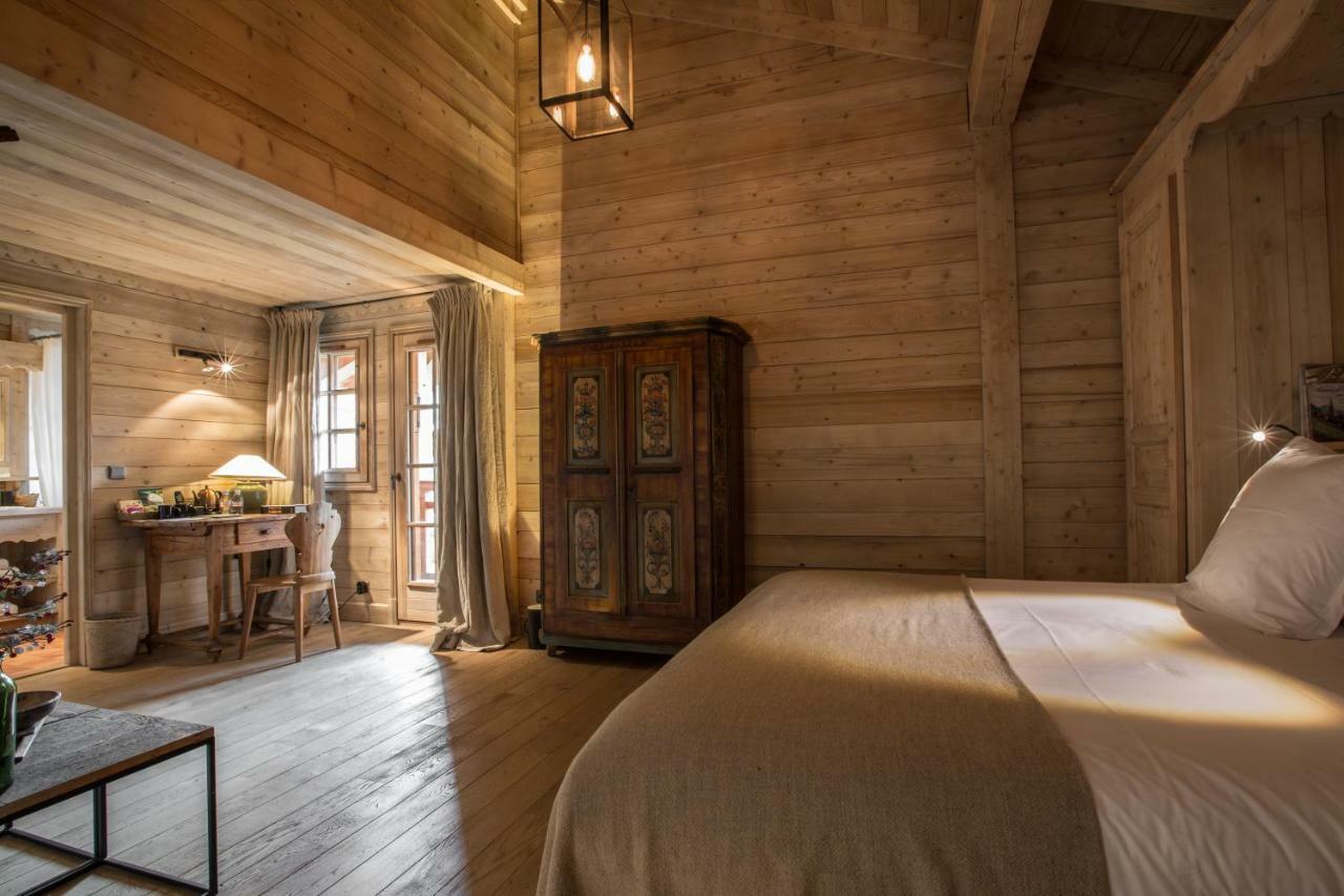 Le Cerf Amoureux Chalet Prive & Spa 살랑쉬 외부 사진