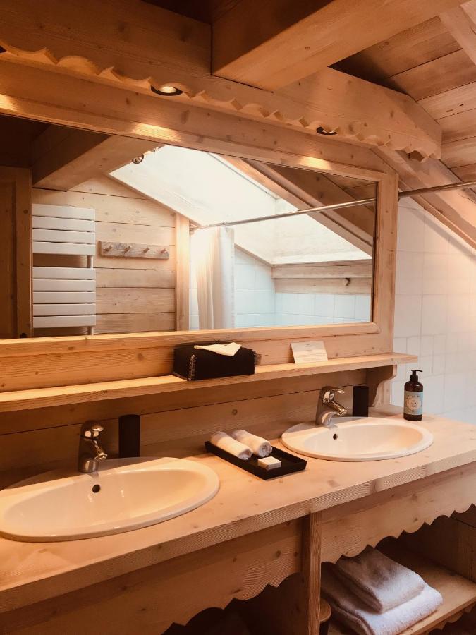 Le Cerf Amoureux Chalet Prive & Spa 살랑쉬 외부 사진